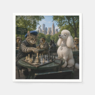 Check Mate in Central Park Napkins