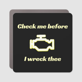 Check Me Magnet