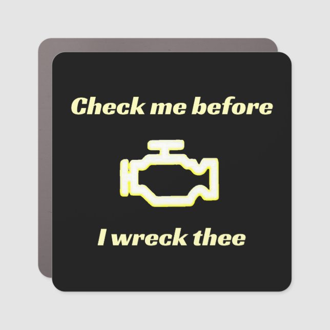 Check Me Magnet (Front)