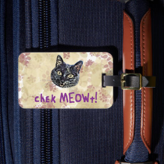 Check MEOWt Luggage Tag