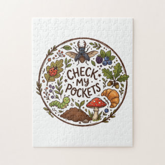 Check My Pockets – Funny Bug Catcher Jigsaw Puzzle
