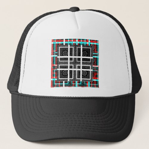 Check my Squares Curvespng Trucker Hat