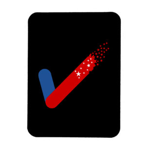 Check Out America First July 4th Magnet