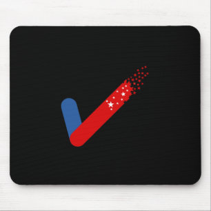 Check Out America First July 4th Mouse Pad