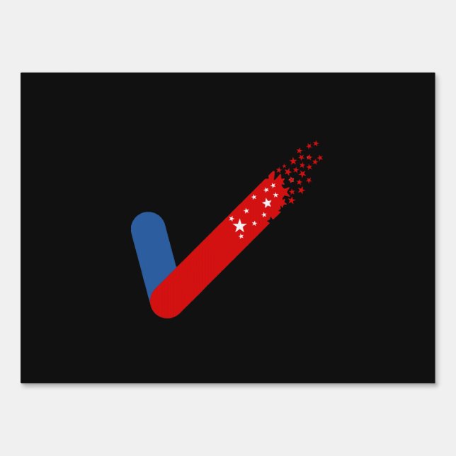 Check Out America First July 4th Sign (Front)