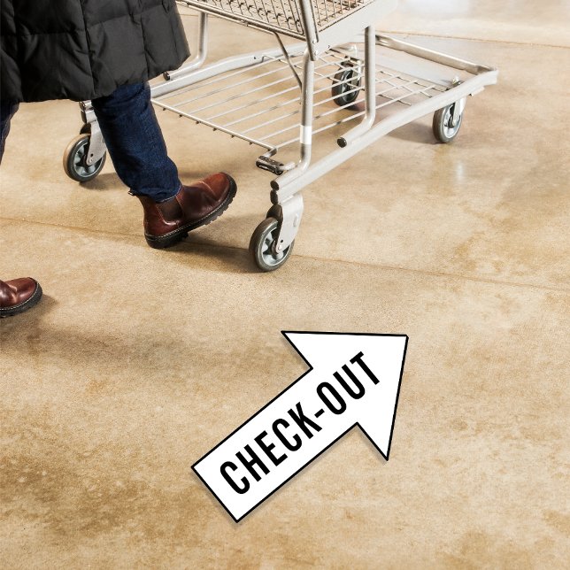 Check Out Directional Arrow Floor Decals (Creator Uploaded)