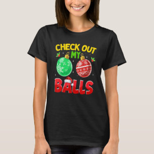 Check Out My Balls Dirty Christmas For Mens Adult T-Shirt