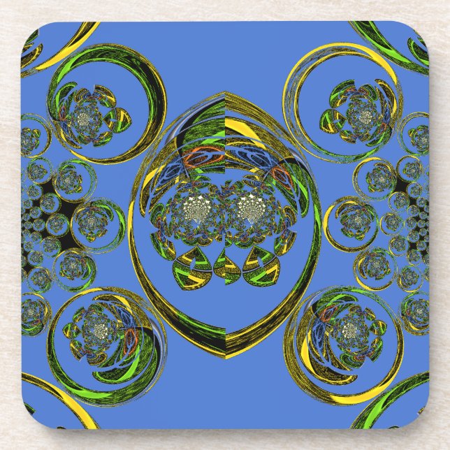 Check out my blue curves coaster (Front)