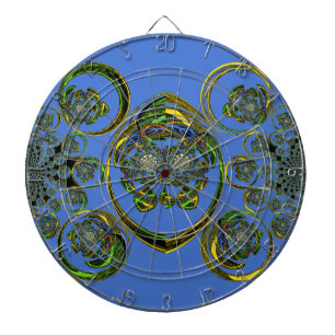 Check out my blue curves dartboard