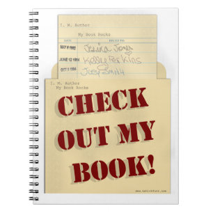 Check Out My Book Author Promo Fun Logo