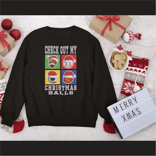 Check out my Christmas balls with Santa Claus hat T_Shirt