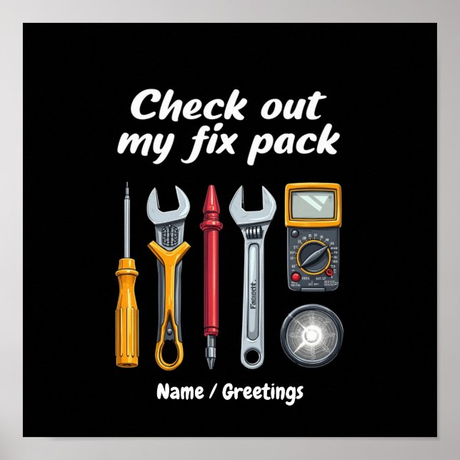 Check Out My Fixpack The Premium Kit Custom Poster (Front)