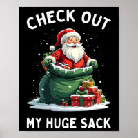 Check Out My Huge Sack Santa Xmas 2024 Funny Chris