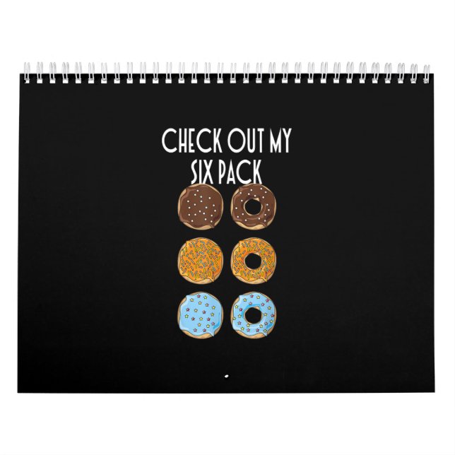 Check Out My Six Pack Donut Gym Calendar (Cover)