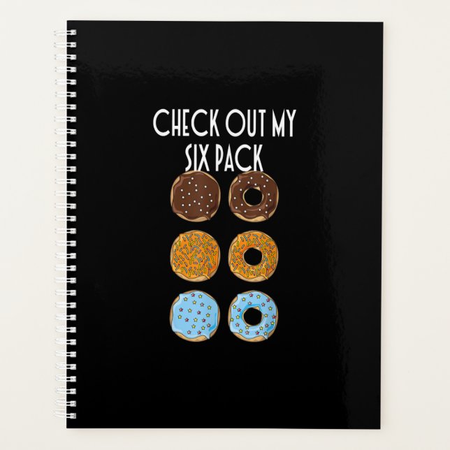 Check Out My Six Pack Donut Gym Planner (Front)