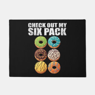 Check Out My Six Pack Donut Shirt - Funny Gym Shir Doormat