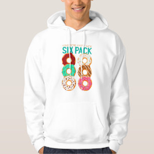 Check Out My Six Pack - Funny Donuts Workout Abs Hoodie