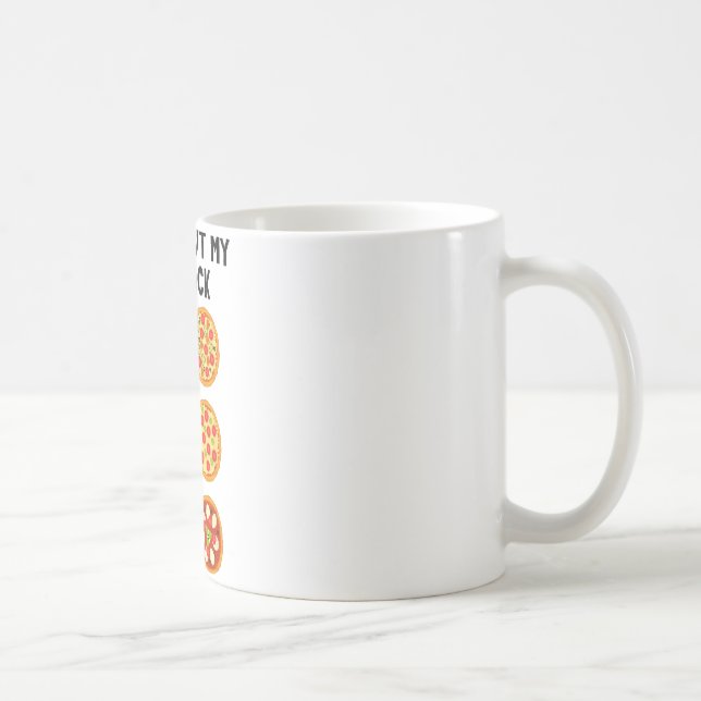 Check Out My Six Pack Funny Pizza _1  Coffee Mug (Right)