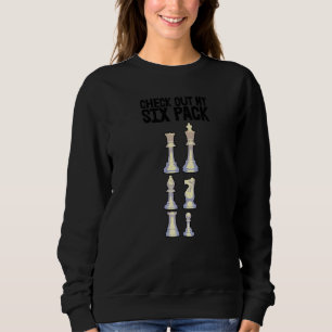 Check Out My Six Packs   Chess Players Women Sweatshirt