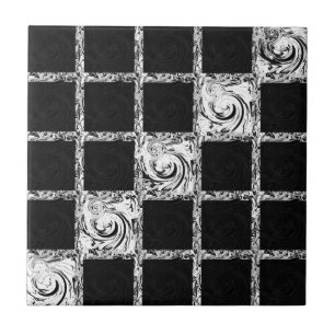 check pattern ceramic tile