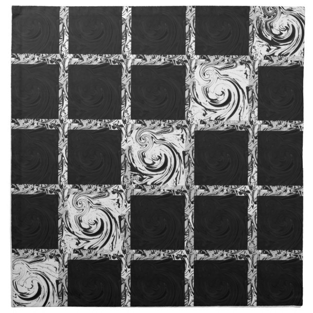 check pattern napkin (Front)