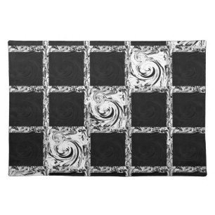 check pattern placemat