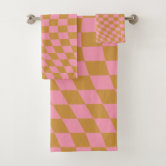 Black and White Buffalo Plaid Bath Towel Set, Zazzle in 2023