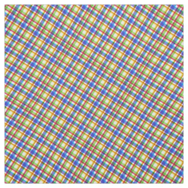 Check Plaid Custom Pima Cotton (54" width) Fabric (Swatch)
