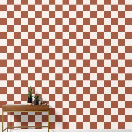 Check Rust Checkered Terracotta Checkerboard Wallpaper Check Rust Checkered Terracotta Checkerboard Wallpaper