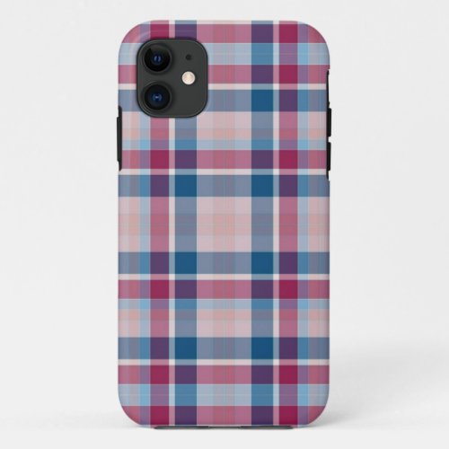 Check Tartan  iPhone 11 Case