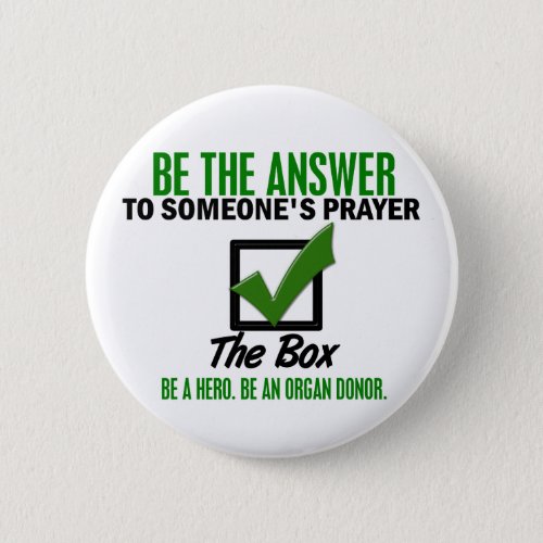 Check The Box Be An Organ Donor 3 Button