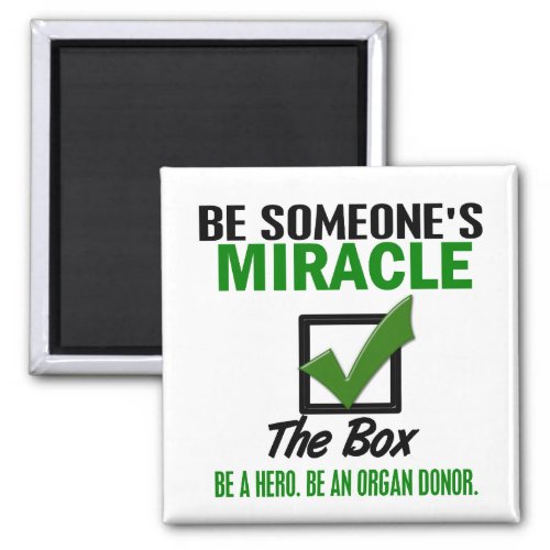 Check The Box Be An Organ Donor 6 Magnet