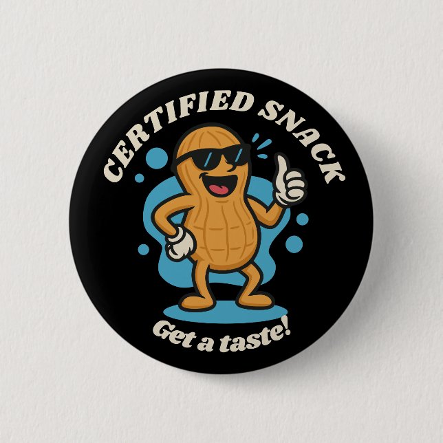 Check this nut out: Certified Snack Button (Front)