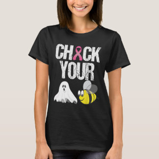 Check Your Boo Bees Fun Breast Cancer Halloween G T-Shirt