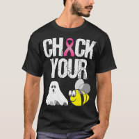 Check Your Boo Bees  Funny Breast Cancer Halloween