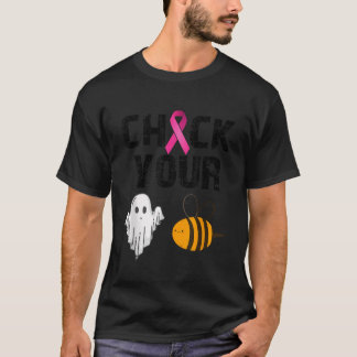 Check Your Boo Bees Shirt Funny Breast Cancer Hall