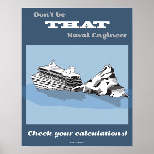 Check Your Calculations Math Poster