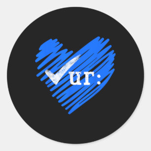 Check Your Colon Colorectal Cancer Awareness  Classic Round Sticker