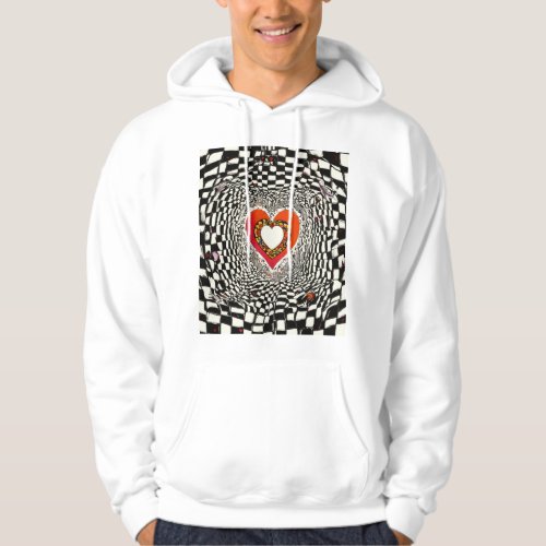 Check Your Heart _ This tagline is a play on words Hoodie