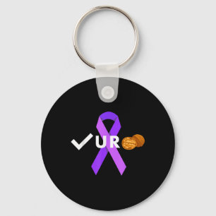 Check Your Nuts Check Your Testicular Cancer Aware Keychain