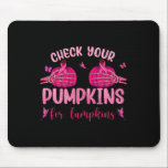 Check Your Pumpkins For Lumpkins Skeleton Hand Hal Mouse Pad<br><div class="desc">Check Your Pumpkins For Lumpkins Skeleton Hand Halloween</div>