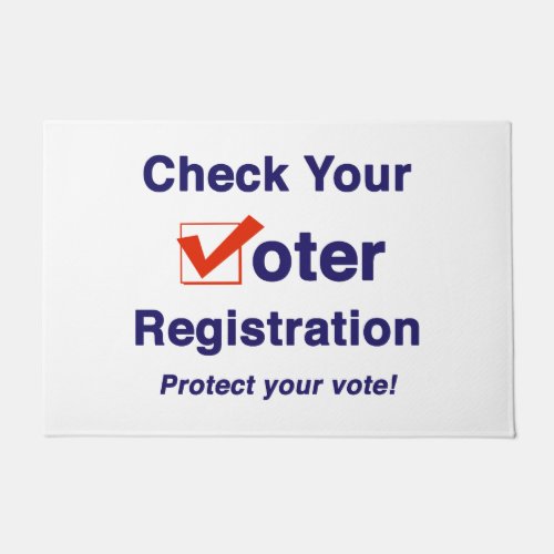 Check Your Voter Registration 2024 Election Doormat