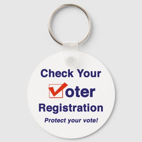 Check Your Voter Registration 2024 Election Keychain