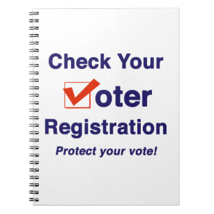 Check Your Voter Registration 2024 Election Notebook
