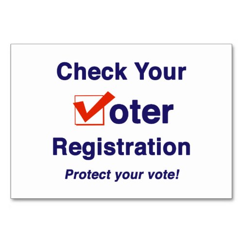 Check Your Voter Registration 2024 Election Table Number