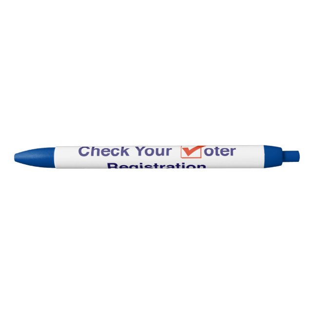 Check Your Voter Registration 2026 Elections Pen (Front)
