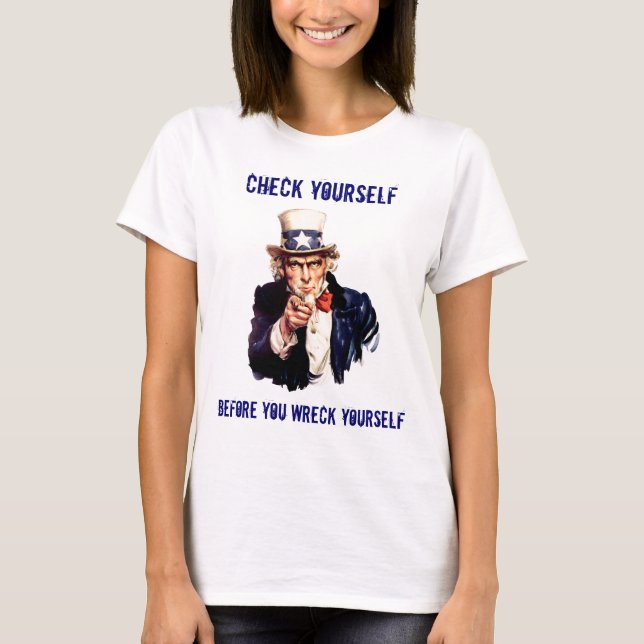 Check Yourself T-Shirt (Front)