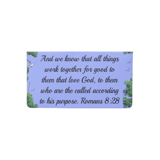 Checkbook Cover (Front)