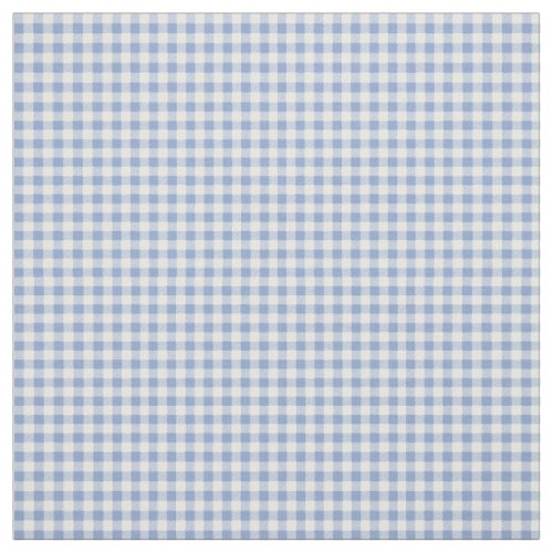 Checked Blue Gingham Classic  Fabric