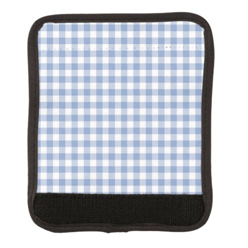 Checked Blue Gingham Classic  Luggage Handle Wrap